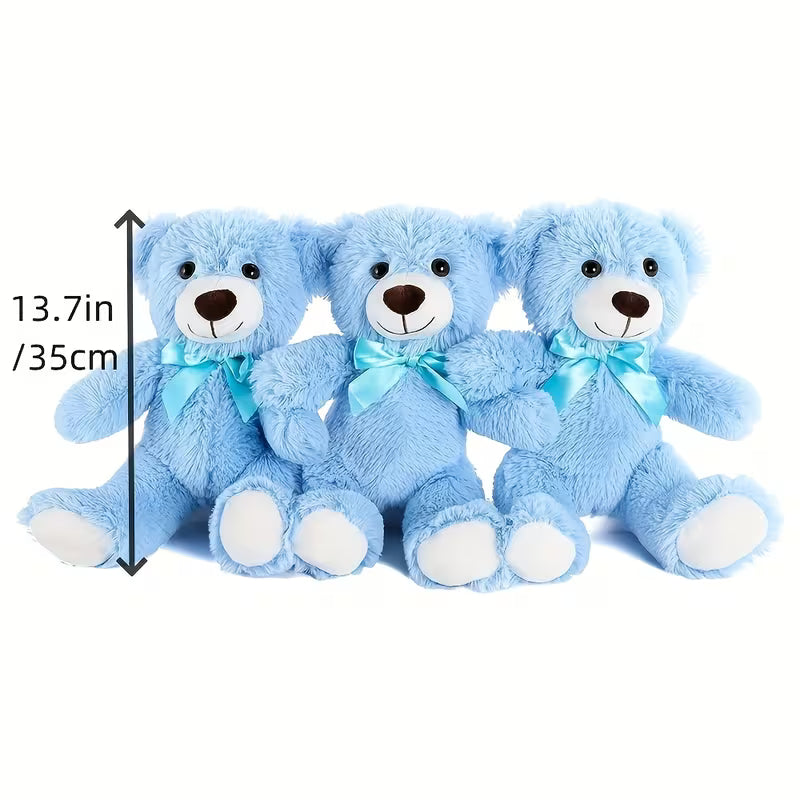 Blue Teddy Bear Plush Toy