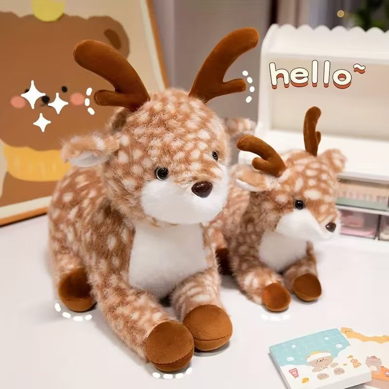 Realistic Deer Plush Toy 10 Inch