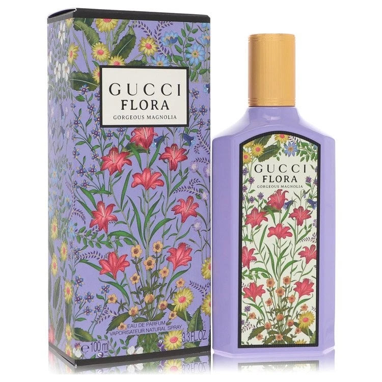 Flora Gorgeous Magnolia by Gucci Eau De Parfum Spray 3.3 oz / e 100 ml-